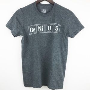 Tee Luv- Genius Tee Periodic Table Gray (169)